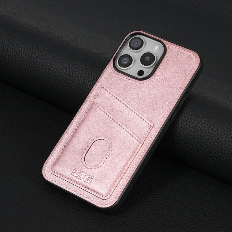 For iPhone 16 Pro Max AZNS K1 Series Card Slot Business Phone Case(Pink) - iPhone 16 Pro Max Cases by AZNS | Online Shopping UK | buy2fix