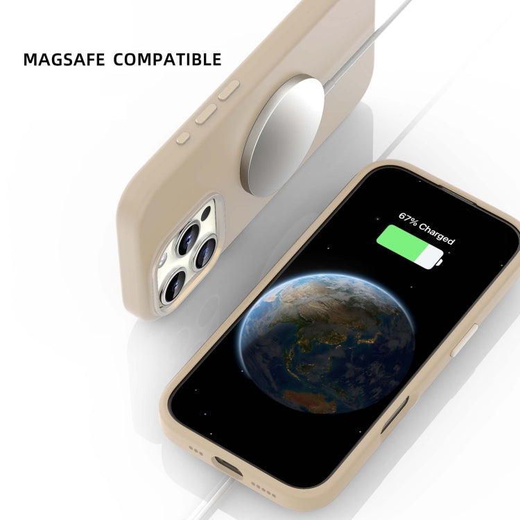 For iPhone 16 Pro Mutural Karen Series Liquid Silicone MagSafe Magnetic Phone Case(Desert Gold) - iPhone 16 Pro Cases by Mutural | Online Shopping UK | buy2fix