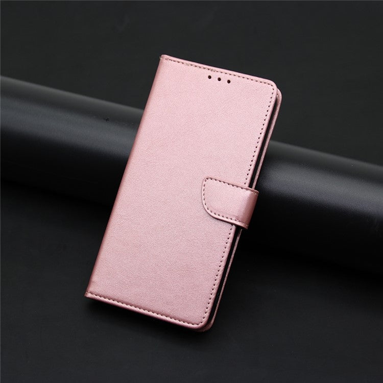 For iPhone 16 Pro Max Calf Texture Buckle Flip Leather Phone Case(Rose Gold) - iPhone 16 Pro Max Cases by buy2fix | Online Shopping UK | buy2fix