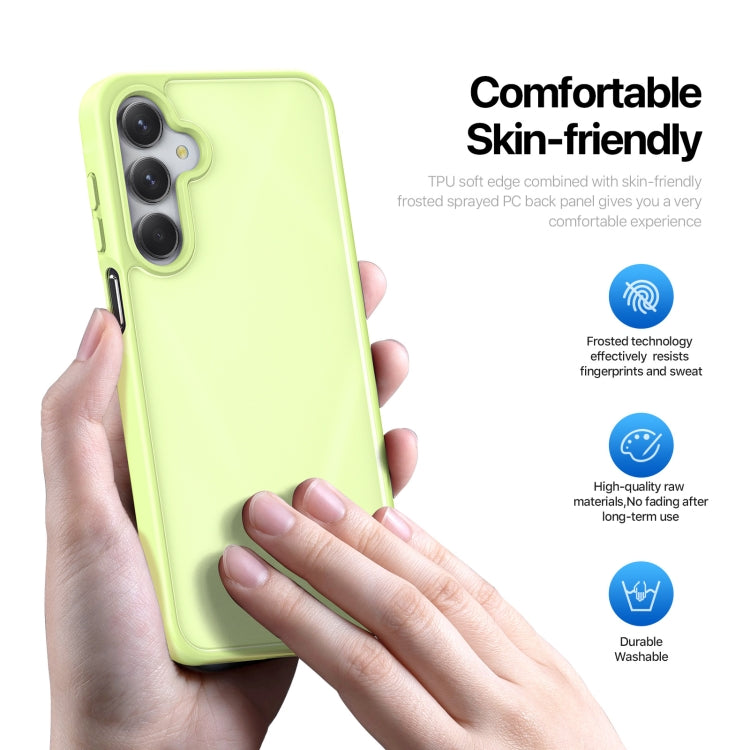 For Samsung Galaxy A16 4G / 5G DUX DUCIS Yind Series TPU Hybrid PC Phone Case(Lime Green) - Galaxy Phone Cases by DUX DUCIS | Online Shopping UK | buy2fix