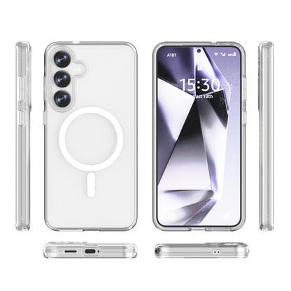 For Samsung Galaxy S25+ 5G Terminator MagSafe Magnetic Phone Case(Transparent) - Galaxy S25+ 5G Cases by buy2fix | Online Shopping UK | buy2fix