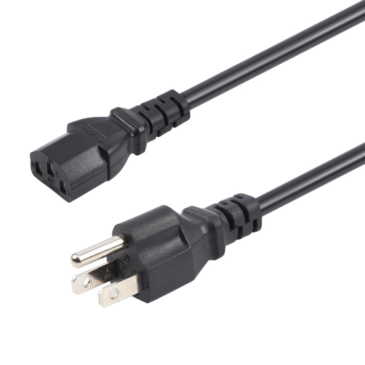 US Plug Computer PC Power Cord 3 Pin Cable, Length:5m(Black) - Power Cord by buy2fix | Online Shopping UK | buy2fix