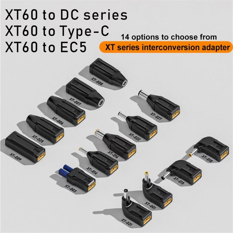 XT-017 XT60 Female to 7.9x0.9 Male Interchange Adapter - Universal Power Adapter by buy2fix | Online Shopping UK | buy2fix