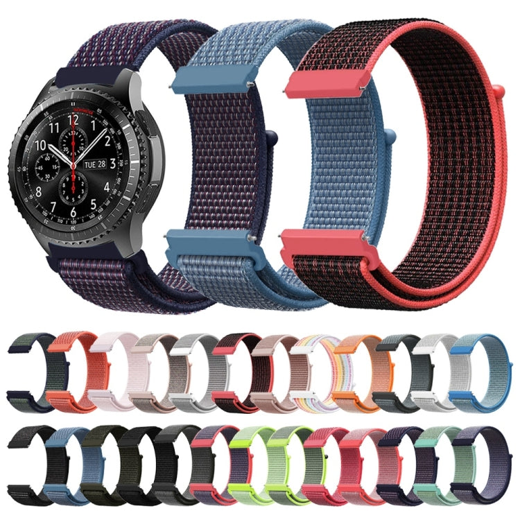 For Samsung Galaxy Watch 42mm Nylon Braided Watch Band(Colorful) - Watch Bands by buy2fix | Online Shopping UK | buy2fix