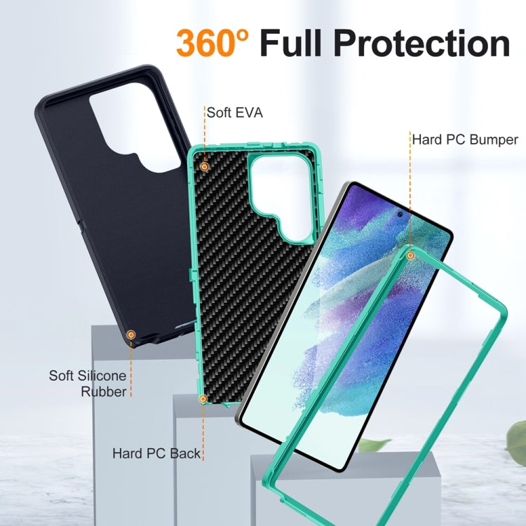 For Samsung Galaxy S25 Ultra 5G Life Waterproof Rugged Phone Case(Dark Blue + Light Blue) - Galaxy S25 Ultra 5G Cases by buy2fix | Online Shopping UK | buy2fix