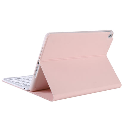 T098B Integrated Ultra-thin Candy Colors Bluetooth Keyboard Tablet Case for iPad Air 4 10.9 inch (2020), with Stand & Pen Slot(Pink) - For iPad Air by buy2fix | Online Shopping UK | buy2fix