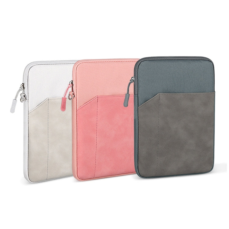 HAWEEL Splash-proof Pouch Sleeve Tablet Bag for iPad mini, 7.9-8.4 inch Tablets(Light Grey) - Protective Bag by HAWEEL | Online Shopping UK | buy2fix