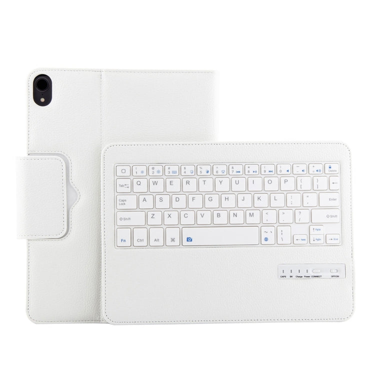 IP011 Detachable Bluetooth 3.0 ABS Keyboard + Litchi Texture Leather Tablet Case for iPad Pro 11 inch (2018), with Sleep Function (White) - For iPad Pro by buy2fix | Online Shopping UK | buy2fix