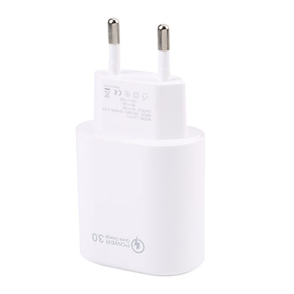 LZ-2117 18W QC3.0 3.1A USB Fast Charger, EU Plug(White) - USB Charger by buy2fix | Online Shopping UK | buy2fix