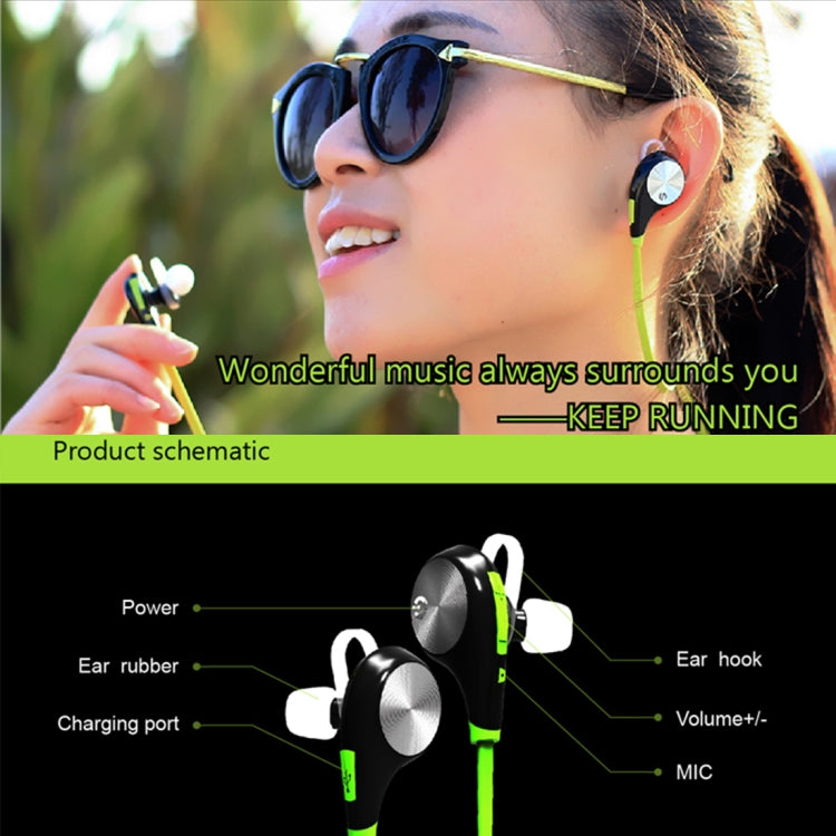 Universe IPX4 Waterproof Sports Wireless Bluetooth V4.1 Earphone Stereo Headset, For iPhone, Samsung, Huawei, Xiaomi, HTC and Other Smartphones - Bluetooth Earphone by buy2fix | Online Shopping UK | buy2fix