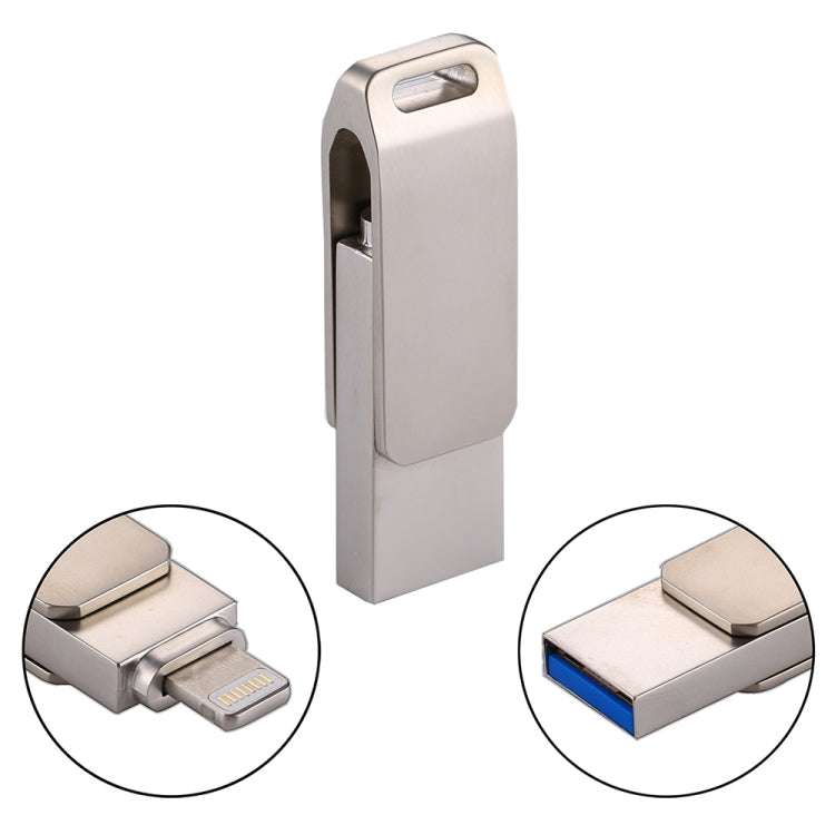 RQW-10G 2 in 1 USB 2.0 & 8 Pin 16GB Flash Drive, for iPhone & iPad & iPod & Most Android Smartphones & PC Computer - U Disk & Card Reader by buy2fix | Online Shopping UK | buy2fix