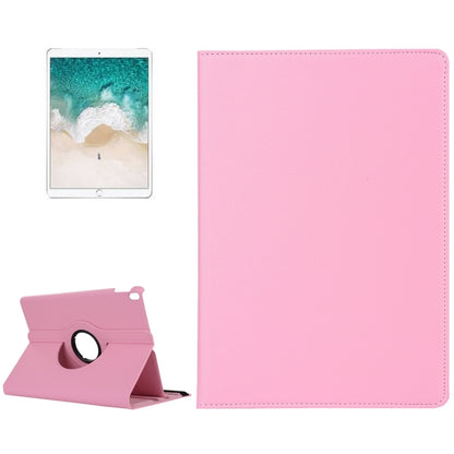 Litchi Texture 360 Degree Spin Multi-function Horizontal Flip Leather Protective Case with Holder for iPad Pro 10.5 inch / iPad Air (2019) (Pink) - iPad Pro 10.5 inch Cases by buy2fix | Online Shopping UK | buy2fix