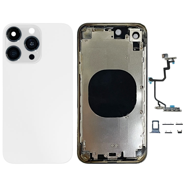 Back Cover with Appearance Imitation of iP15 Pro for iPhone XR(White) - Back Cover by buy2fix | Online Shopping UK | buy2fix