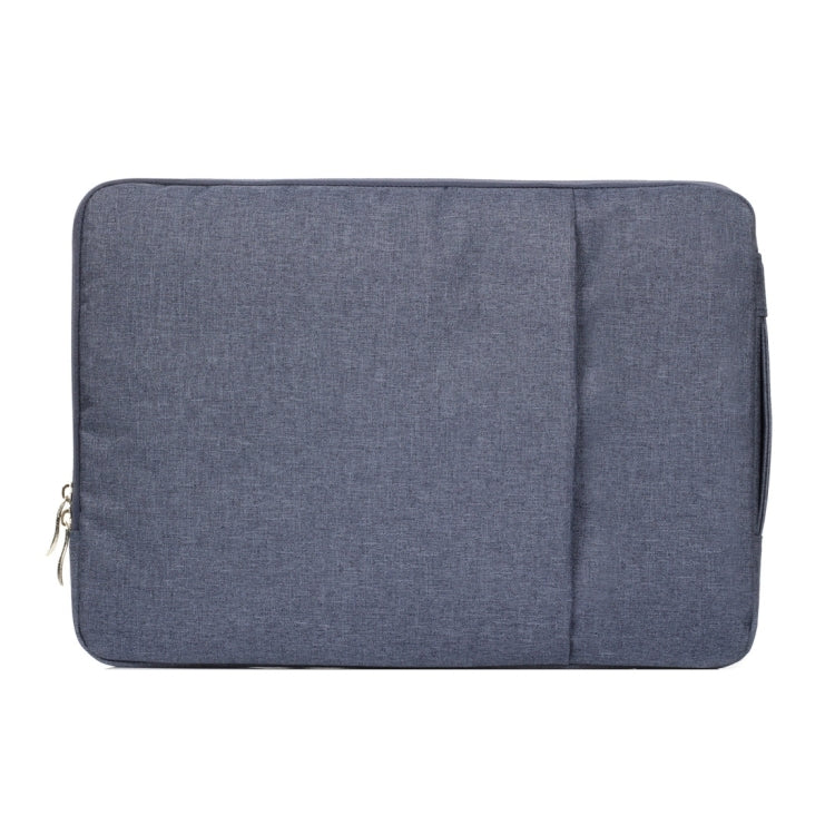 11.6 inch Universal Fashion Soft Laptop Denim Bags Portable Zipper Notebook Laptop Case Pouch for MacBook Air, Lenovo and other Laptops, Size: 32.2x21.8x2cm (Dark Blue) - 10 - 11 inch by buy2fix | Online Shopping UK | buy2fix