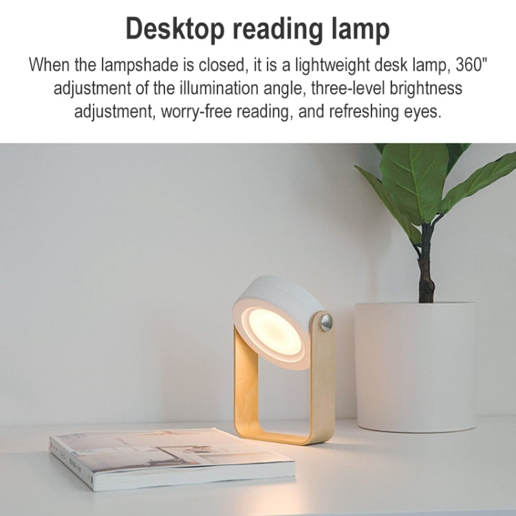 JP-dld 2.5W Portable Telescopic Lantern Night Light Children Eye Protection Reading Touch LED Desk lamp (White) - Desk Lamps by buy2fix | Online Shopping UK | buy2fix