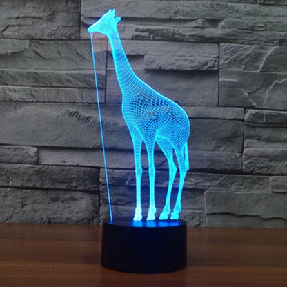 Giraffe Style 3D Touch Switch Control LED Light , 7 Color Discoloration Creative Visual Stereo Lamp Desk Lamp Night Light - Novelty Lighting by buy2fix | Online Shopping UK | buy2fix