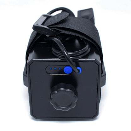 3 Sections 18650/26650 IPX7 Waterproof Battery Box with 12v Round Head & 5v USB Connector Output Voltage Does Not Include Battery(Black) - Power Bank Box by buy2fix | Online Shopping UK | buy2fix