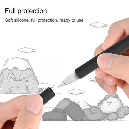 LOVE MEI For Apple Pencil 2 Middle Finger Shape Stylus Pen Silicone Protective Case Cover (Blue) - Pencil Accessories by LOVE MEI | Online Shopping UK | buy2fix