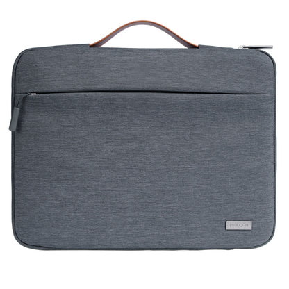 For 14 inch Laptop Zipper Waterproof  Handheld Sleeve Bag (Grey) - 13.3 inch by buy2fix | Online Shopping UK | buy2fix