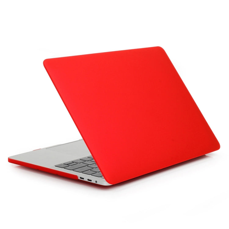 ENKAY Hat-Prince 2 in 1 Frosted Hard Shell Plastic Protective Case + US Version Ultra-thin TPU Keyboard Protector Cover for 2016 New MacBook Pro 15.4 inch with Touchbar (A1707)(Red) - MacBook Pro Cases by ENKAY | Online Shopping UK | buy2fix