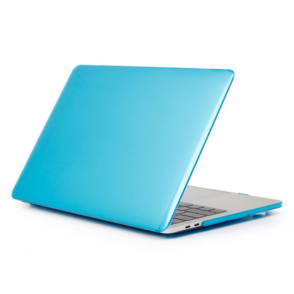 ENKAY Hat-Prince 2 in 1 Crystal Hard Shell Plastic Protective Case + US Version Ultra-thin TPU Keyboard Protector Cover for 2016 New MacBook Pro 13.3 inch with Touchbar (A1706)(Blue) - MacBook Pro Cases by ENKAY | Online Shopping UK | buy2fix