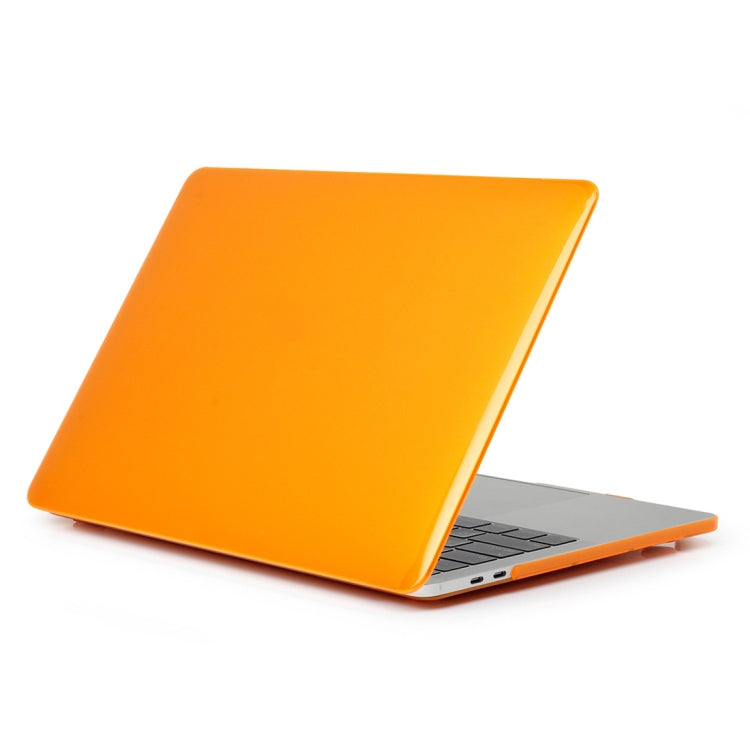 ENKAY Hat-Prince 2 in 1 Crystal Hard Shell Plastic Protective Case + US Version Ultra-thin TPU Keyboard Protector Cover for 2016 New MacBook Pro 13.3 inch without Touchbar (A1708)(Orange) - MacBook Pro Cases by ENKAY | Online Shopping UK | buy2fix