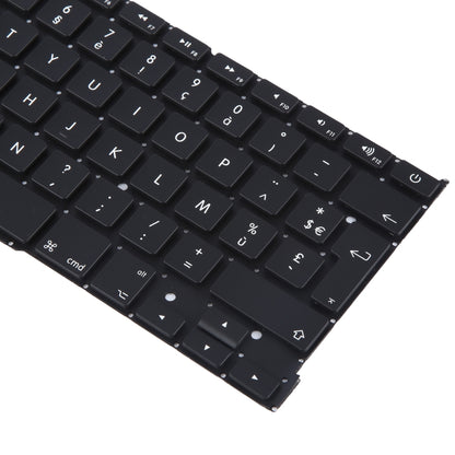 For Macbook Pro Retina A1502 2013-2015 UK French Version Keyboard - Keyboard by buy2fix | Online Shopping UK | buy2fix