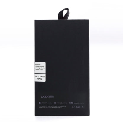 Horizontal Flip Leather Case for Doogee X55(Black) - More Brand by DOOGEE | Online Shopping UK | buy2fix