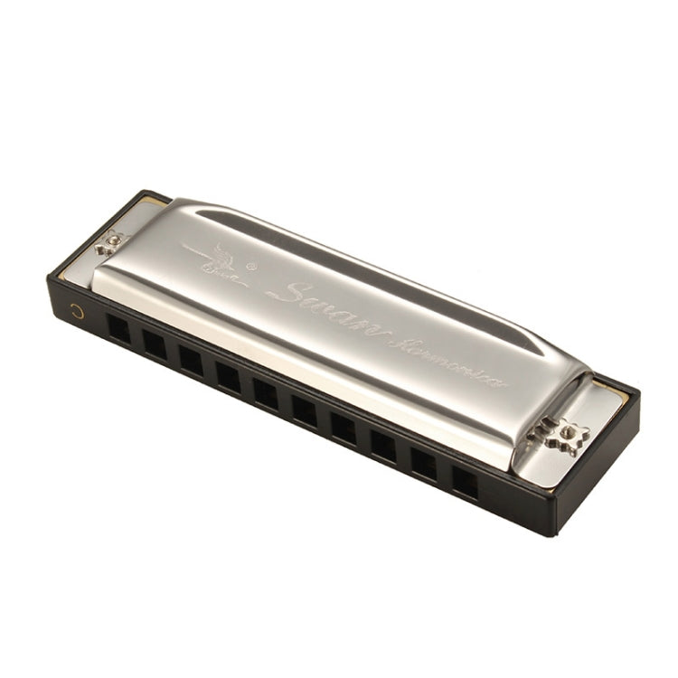 Swan SW1020-7 10 Holes Diatonic Blues Harp Harmonica Adult Student Children Beginner Instruments - Wind Instruments Accessories by buy2fix | Online Shopping UK | buy2fix