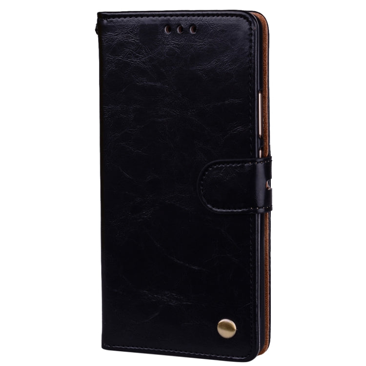 For Huawei P9 Lite Business Style Oil Wax Texture Horizontal Flip Leather Case with Holder & Card Slots & Wallet (Black) - Huawei Cases by buy2fix | Online Shopping UK | buy2fix