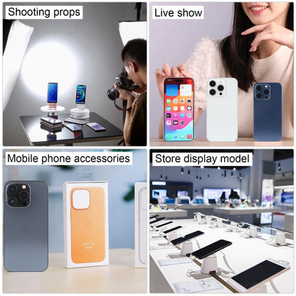 For iPhone 15 Pro Max Color Screen Non-Working Fake Dummy Display Model (Natural Titanium) - For iPhone & iPad by buy2fix | Online Shopping UK | buy2fix