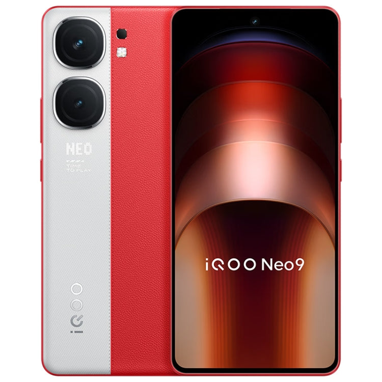 vivo iQOO Neo9, Dual Back Cameras, 16GB+256GB, Face ID / Fingerprint Identification, 6.78 inch Android 14 OriginOS 4 Snapdragon 8 Gen 2 Octa Core, OTG, NFC, Network: 5G, Support Google Play (Red) - vivo by vivo | Online Shopping UK | buy2fix