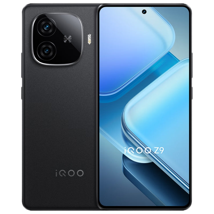 vivo iQOO Z9, Dual Back Cameras, 12GB+256GB, Face ID Screen Fingerprint Identification, 6.78 inch Android 14.0 OriginOS 4 Snapdragon 7 Gen 3 Octa Core 2.63GHz, OTG, NFC, Network: 5G, Support Google Play (Black) - vivo by vivo | Online Shopping UK | buy2fix