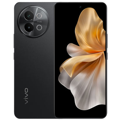 vivo S18e, Dual Back Cameras, 8GB+256GB, Face ID Screen Fingerprint Identification, 6.67 inch Android 14.0 OriginOS 4 Dimensity 7200 Octa Core 2.8GHz, OTG, NFC, Network: 5G, Support Google Play (Black) - vivo by vivo | Online Shopping UK | buy2fix