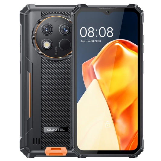 Oukitel WP28 S IP68/IP69K Rugged Phone, 4GB+128GB, Fingerprint, 6.52 inch Unisoc T606 Octa-core, NFC, OTG, Network: 4G (Orange) - OUKITEL by OUKITEL | Online Shopping UK | buy2fix