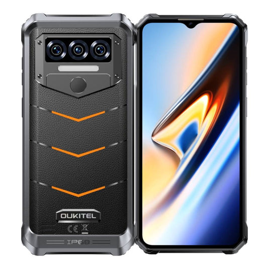 [HK Warehouse] Oukitel WP38 Rugged Phone, 12GB+256GB, IP68/IP69K, Fingerprint Identification, 10600mAh, 6.52 inch MediaTek MT8788 Octa Core, NFC, OTG, Network: 4G (Orange) - Other by OUKITEL | Online Shopping UK | buy2fix