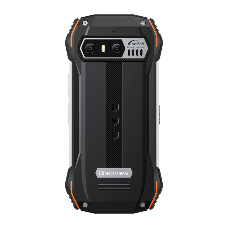 [HK Warehouse] Blackview N6000SE, IP68/IP69K/MIL-STD-810H, 4GB+128GB, 4.3 inch Android 13 MediaTek MT8788 Octa Core, Network: 4G, OTG, NFC (Orange) - Blackview by Blackview | Online Shopping UK | buy2fix