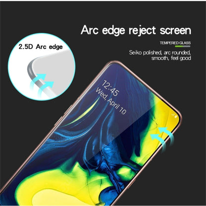 PINWUYO 9H 2.5D Full Screen Tempered Glass Film for Galaxy A90 (Black) - Galaxy Tempered Glass by PINWUYO | Online Shopping UK | buy2fix