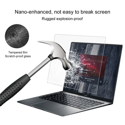 0.4mm 9H Surface Hardness Full Screen Tempered Glass Film for Huawei MateBook X Pro 13.9 inch - Screen Protection Film by buy2fix | Online Shopping UK | buy2fix