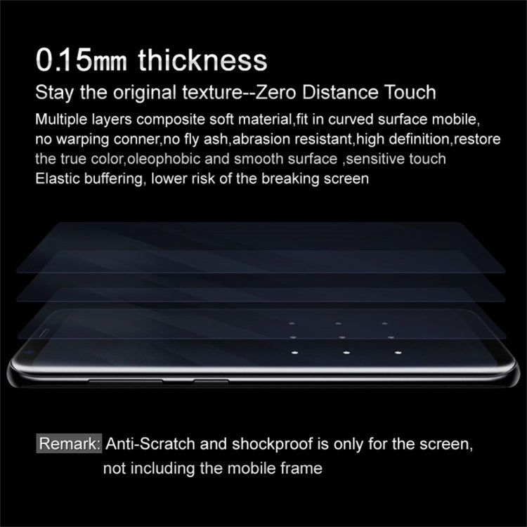 For Galaxy Note 10+ 2 PCS IMAK 0.15mm Curved Full Screen Protector Hydrogel Film Front Protector - For Samsung by imak | Online Shopping UK | buy2fix