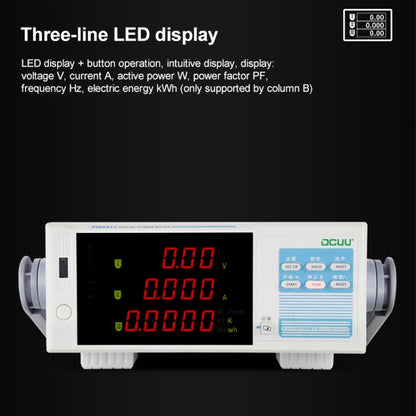 DCUU PM9915 Intelligent Electrical Parameters Measuring Instrument (US Plug) - Current & Voltage Tester by buy2fix | Online Shopping UK | buy2fix