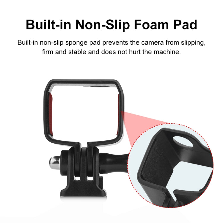 For DJI OSMO Pocket 3 PULUZ Adapter Frame Expansion Bracket with 1/4 inch Hole (Black) - Mount & Holder by PULUZ | Online Shopping UK | buy2fix