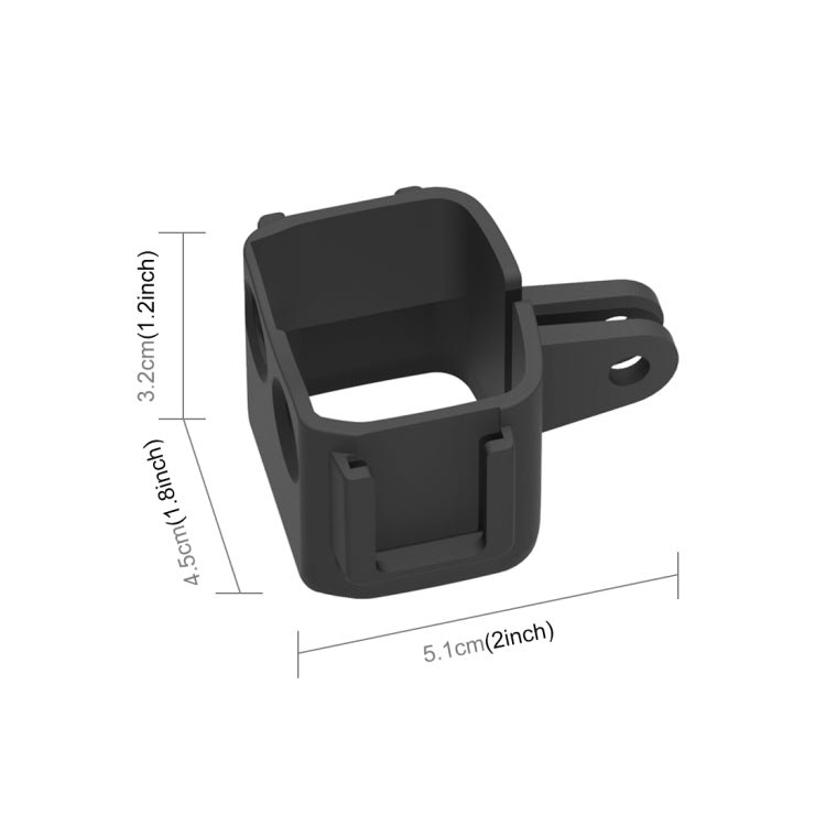 For DJI OSMO Pocket 3 PULUZ Protection Frame Cage Expansion Adapter Bracket (Black) - Mount & Holder by PULUZ | Online Shopping UK | buy2fix