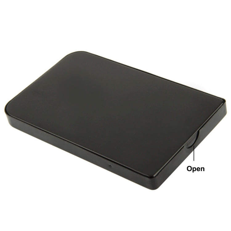 2.5 inch SATA HDD External Case, Size: 126mm x 75mm x 13mm (Black) - HDD Enclosure by buy2fix | Online Shopping UK | buy2fix