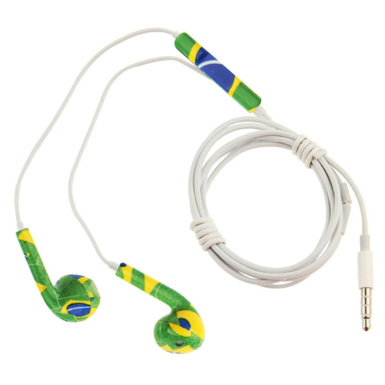 EarPods Wire-controlled Earphone, Random Color & Pattern Delivery - In Ear Wired Earphone by buy2fix | Online Shopping UK | buy2fix