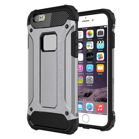 For iPhone 6 & 6s Tough Armor TPU + PC Combination Case(Grey) - More iPhone Cases by buy2fix | Online Shopping UK | buy2fix