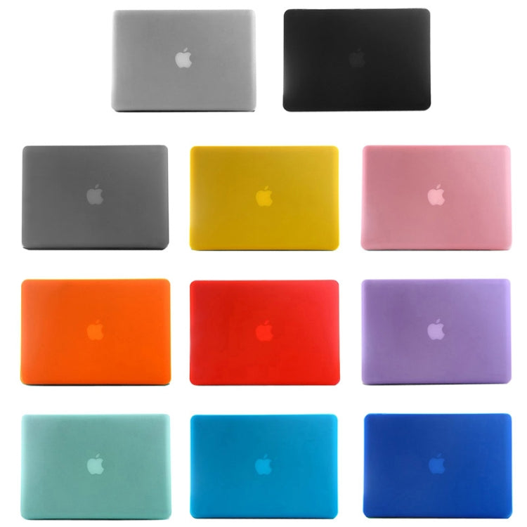 Frosted Hard Protective Case for Macbook Pro Retina 15.4 inch A1398 (Blue) - MacBook Pro Cases by buy2fix | Online Shopping UK | buy2fix