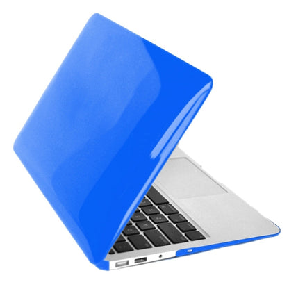 ENKAY for MacBook Air 13.3 inch (US Version) / A1369 / A1466 4 in 1 Crystal Hard Shell Plastic Protective Case with Screen Protector & Keyboard Guard & Anti-dust Plugs(Dark Blue) - MacBook Air Cases by ENKAY | Online Shopping UK | buy2fix