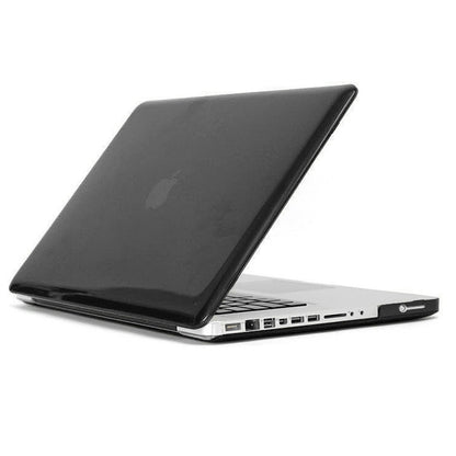 ENKAY for MacBook Pro 13.3 inch (US Version) / A1278 4 in 1 Crystal Hard Shell Plastic Protective Case with Screen Protector & Keyboard Guard & Anti-dust Plugs(Black) - MacBook Pro Cases by ENKAY | Online Shopping UK | buy2fix