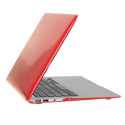 ENKAY for Macbook Air 13.3 inch (US Version) / A1369 / A1466 Hat-Prince 3 in 1 Crystal Hard Shell Plastic Protective Case with Keyboard Guard & Port Dust Plug(Red) - MacBook Air Cases by ENKAY | Online Shopping UK | buy2fix